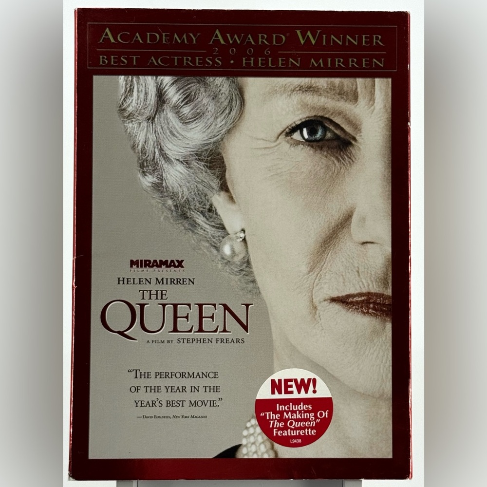 The Queen on DVD with slipcover